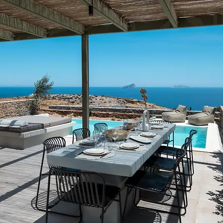 Elegant Kythnos Orangerie 4 Bedrooms Private Terrace With Infinity Pool Captivating Sea Views Bbq Close To , Agios Dimitrios (Kythnos)