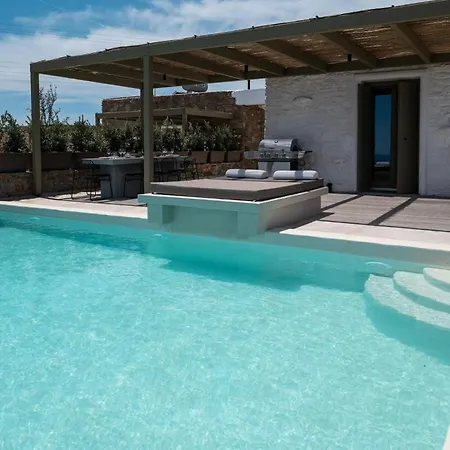 Elegant Kythnos Orangerie 4 Bedrooms Private Terrace With Infinity Pool Captivating Sea Views Bbq Close To , Vila *